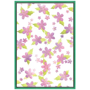 Sizzix A5 Stencil 2PK - Cosmopolitan, Petals Adornment by Stacey Park