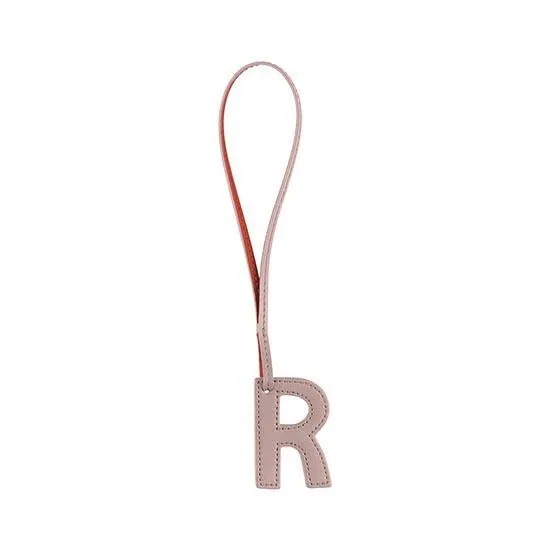 TB Charm Letter - R Beige&Dark Orange