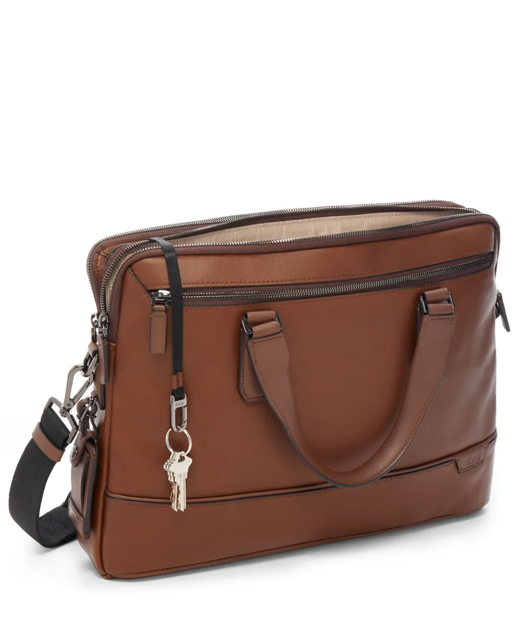 Sycamore Slim Leather Brief by Tumi - Enhanced Edition