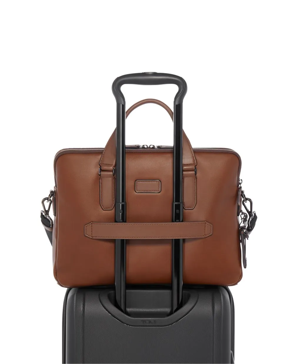 Sycamore Slim Leather Brief by Tumi - Enhanced Edition