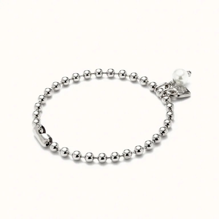 UNOde50 Ball Bracelet with Shell Pearl