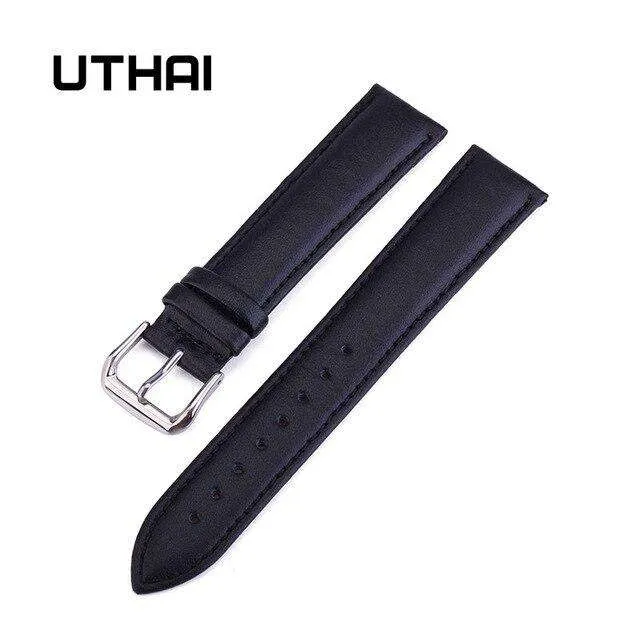 UTHAI Z24 22mm Watch Band Leather Watch Straps 10-24mm Watchbands Watch Accessories High Quality 20mm watch strap