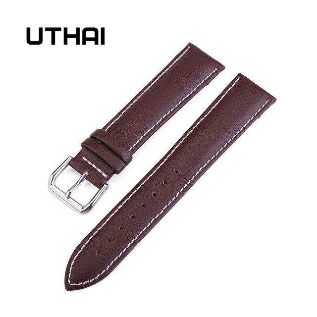 UTHAI Z24 22mm Watch Band Leather Watch Straps 10-24mm Watchbands Watch Accessories High Quality 20mm watch strap