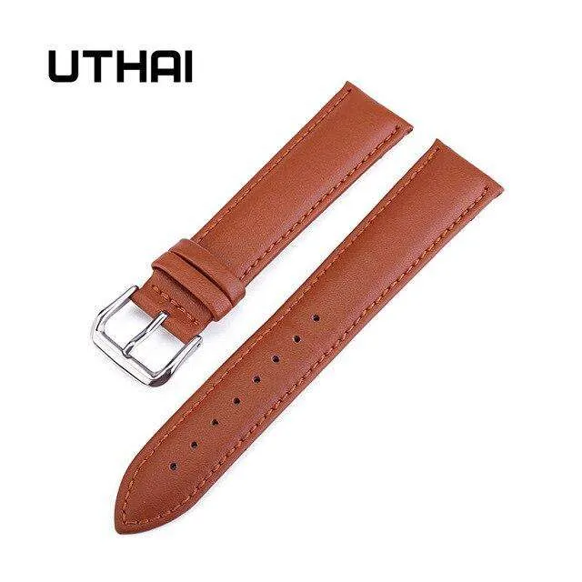 UTHAI Z24 22mm Watch Band Leather Watch Straps 10-24mm Watchbands Watch Accessories High Quality 20mm watch strap