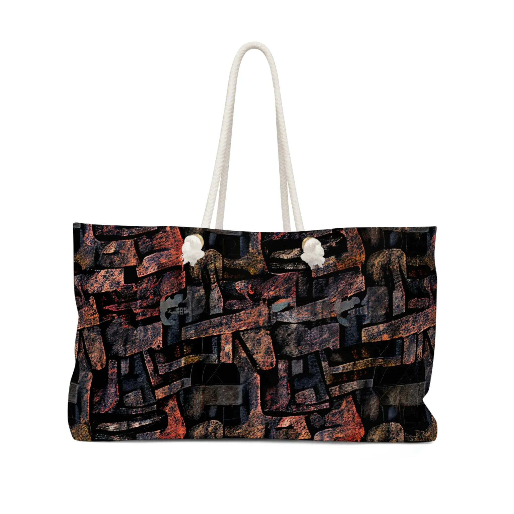 Vampire Art Grunge Weekender Beach Bag - Blocks